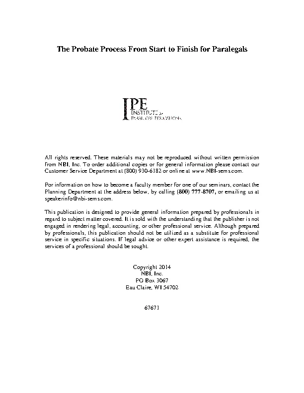 Guide to Probate Process in west Virginia PDFSimpli