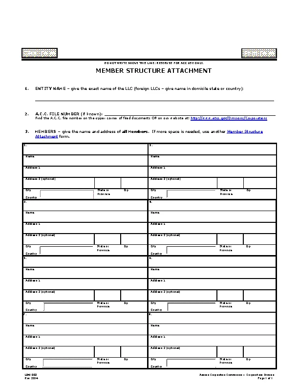 Member Structure Attachment - PDFSimpli