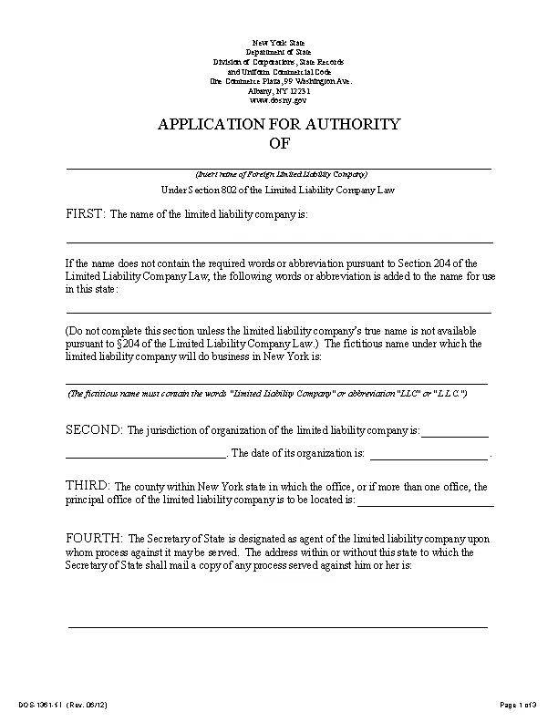New york application for authority pdfsimpli