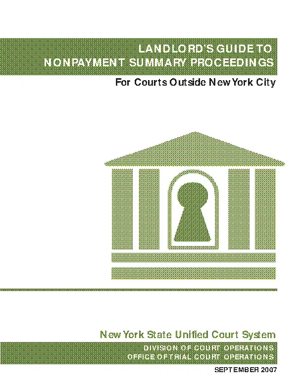 New York Summary Proceeding Process Outside Nyc