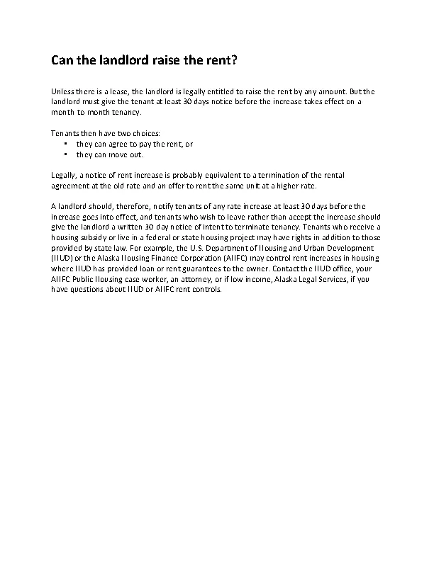 alaska raise rent laws PDFSimpli