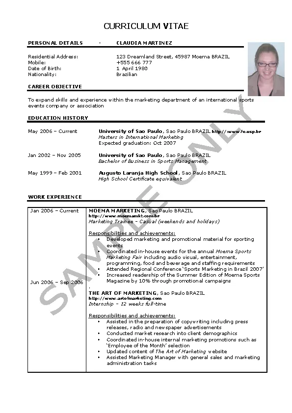 Art Of Marketing Resume Pdfsimpli 1408