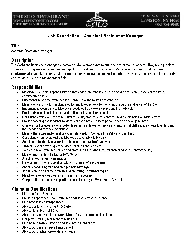 assistant-restaurant-manager-resume-pdfsimpli