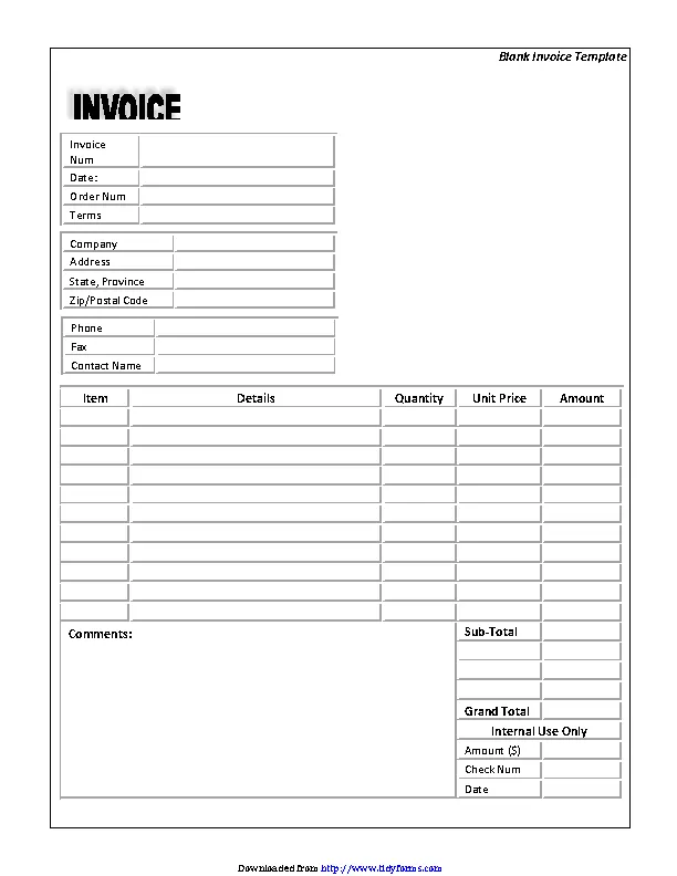 blank invoice template 4 pdfsimpli