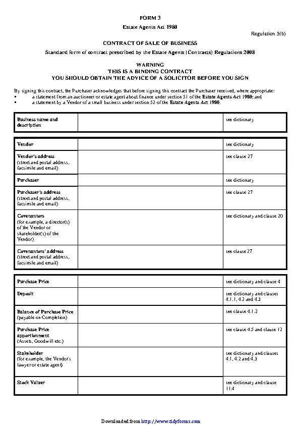 Business Contract Template 2