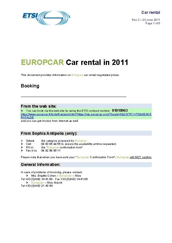 Car Rental Invoice Editable And Printable Template