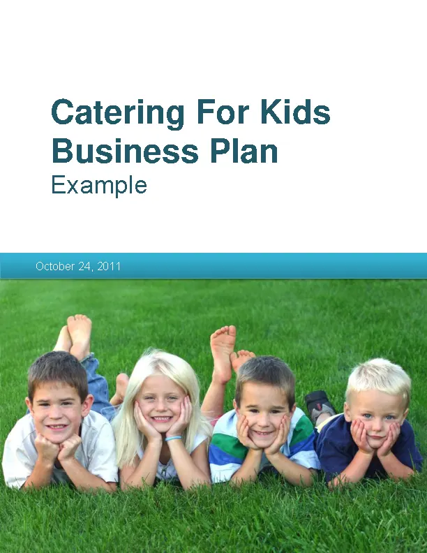 Catering Business Proposal Template