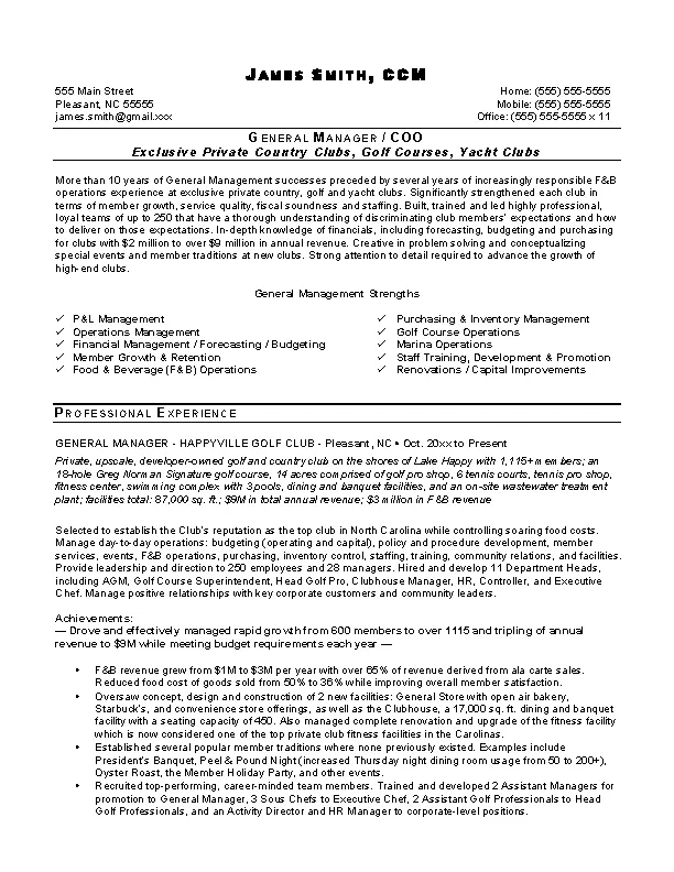 Catering Director Resume PDFSimpli