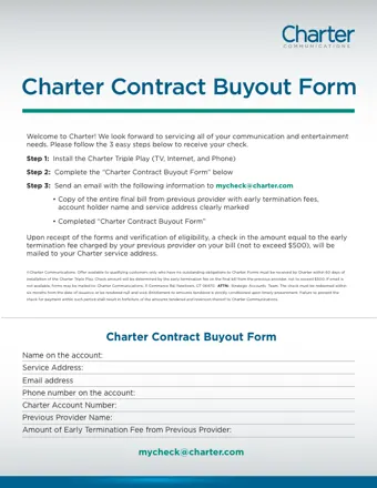 Charter Contract Buyout PDF