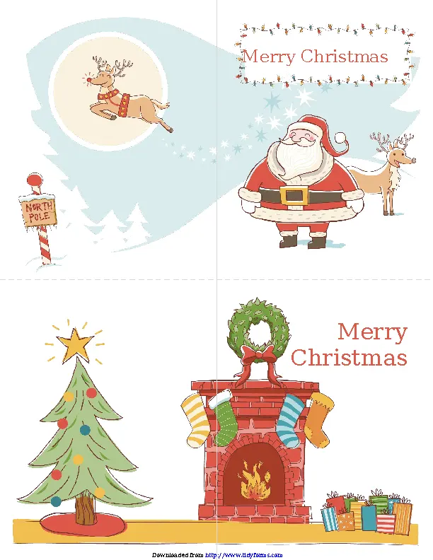 Christmas Card Template 2