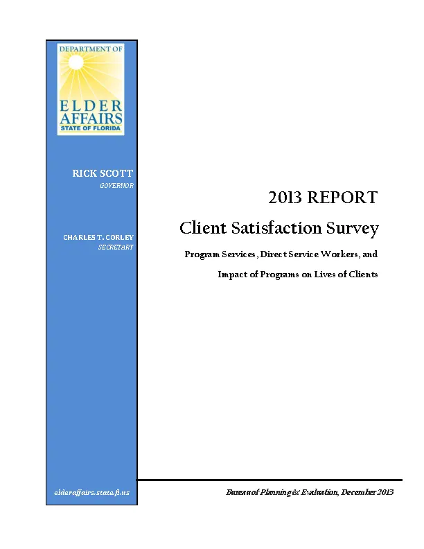 client satisfaction research report