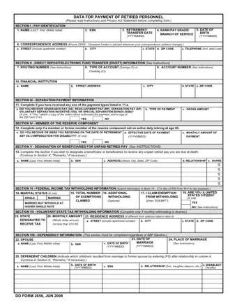 Complete Your { dd 2656 } Forms Online Now! **DON'T DELAY, FREE TRIAL!**