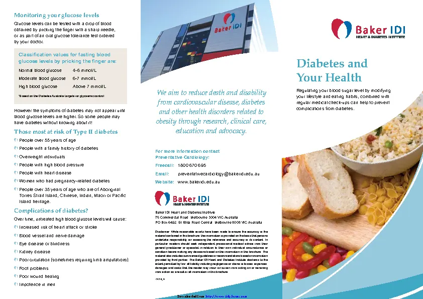Diabetes Brochure 4