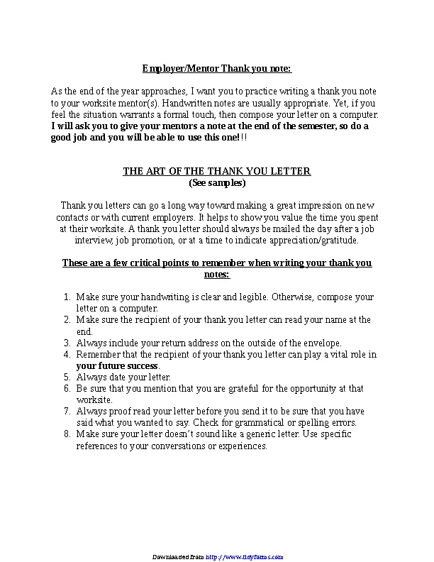 Thank You Letters Archives Page 9 Of 10 PDFSimpli