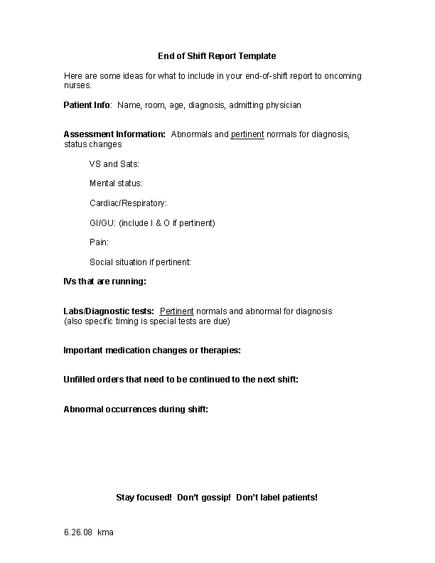 shift-report-template