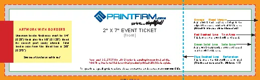 Event Ticket Template 2