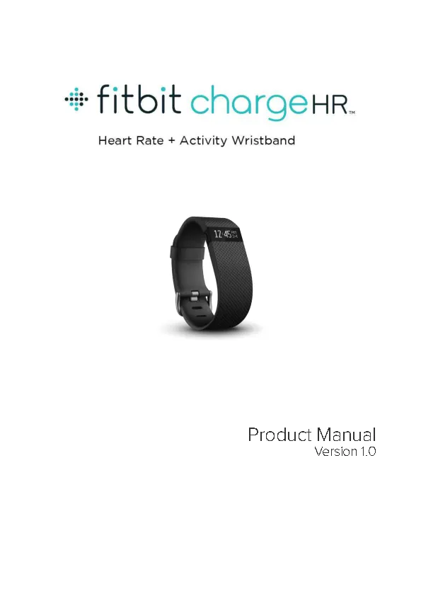 Fitbit Product Manual Sample PDFSimpli