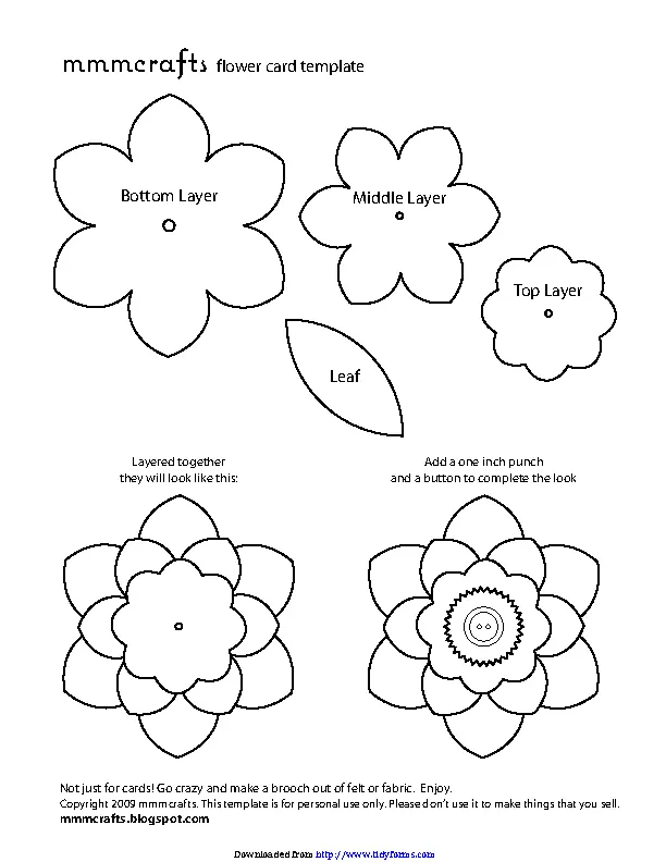 Flower Template 1 - PDFSimpli