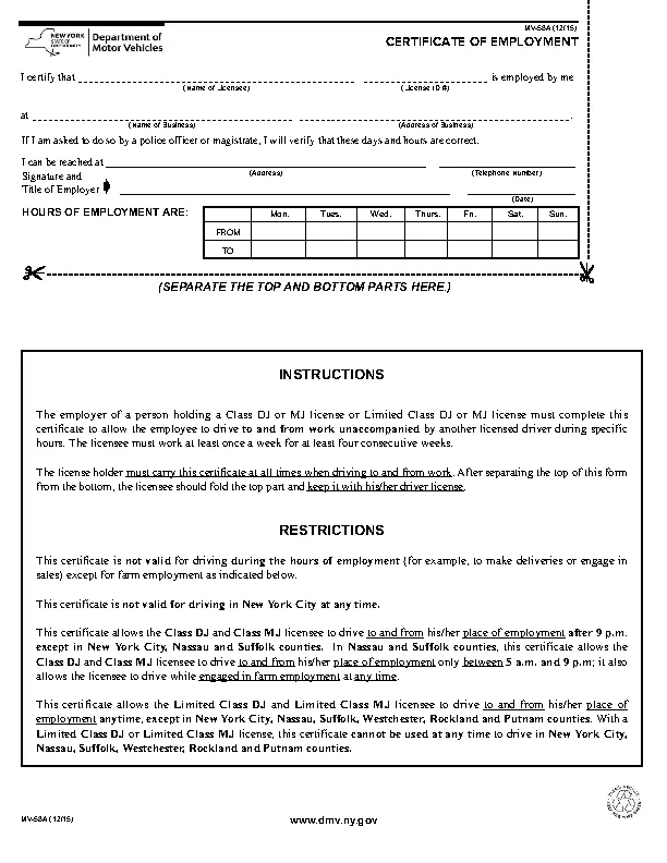 Free Employment Certificate Template