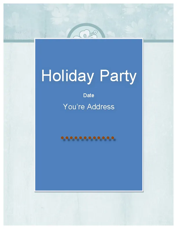 Free Holiday Special Party Invitation