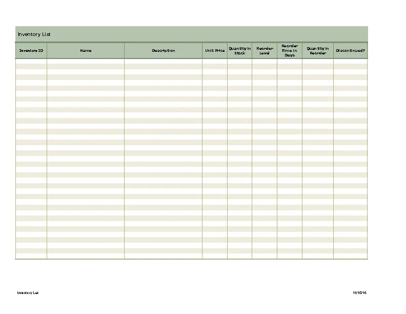 Free Printable Inventory Count Sheets1 Pdfsimpli 5622