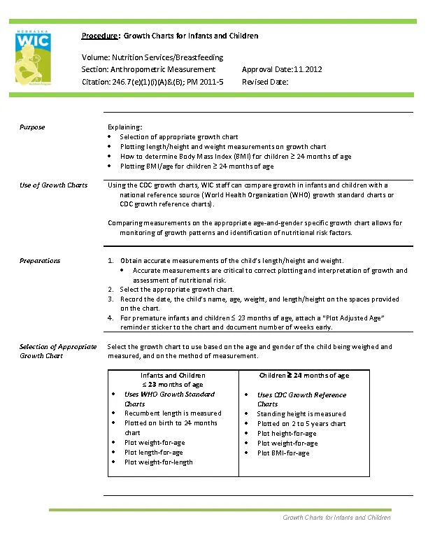 Growth Chart For Breastfed Babies PDFSimpli