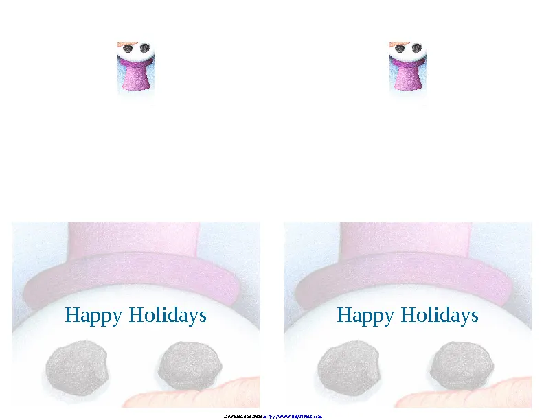 Holiday Card Template 3 - PDFSimpli