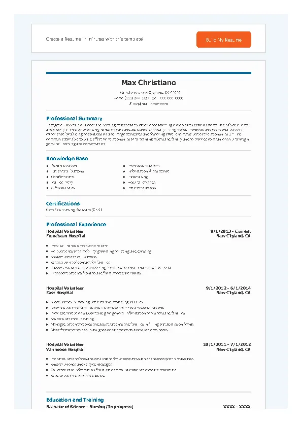 Hospital Volunteer Resume PDFSimpli   Hospital Volunteer Resume.webp