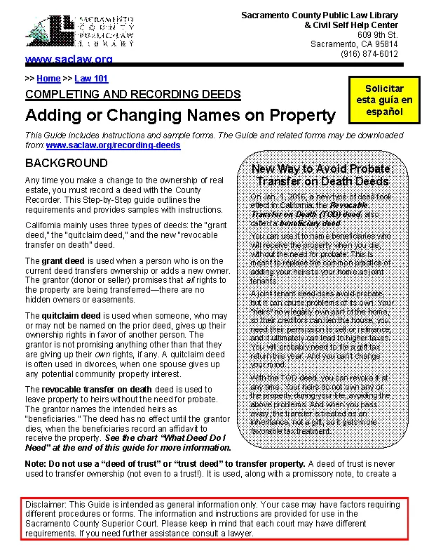 how to complete and record a deed in california PDFSimpli