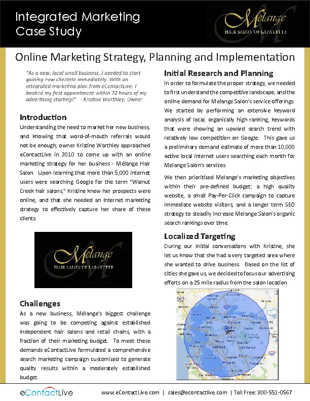 Integrated Marketing Case Study