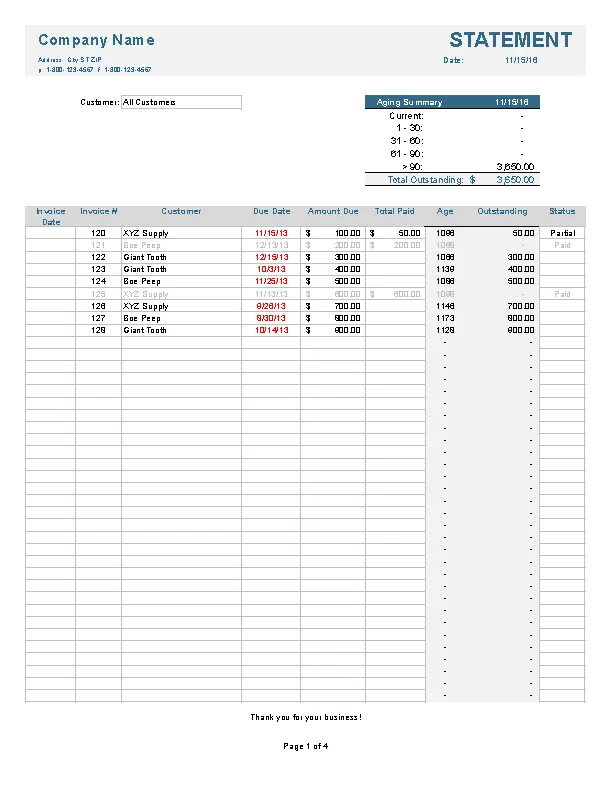 Invoice Tracker - PDFSimpli