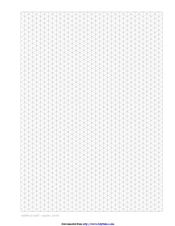 Isometric Graph Paper Gray Vertical Triangle