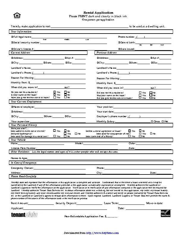 Kansas Rental Application Pdfsimpli 0981