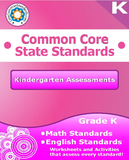 Kindergarten Common Core Sheet Template