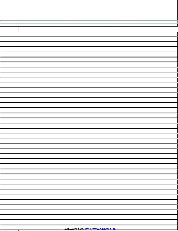 Lined Paper For Notebook