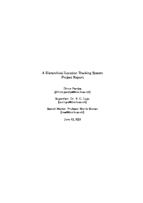 Location Tracking Project Report PDFSimpli