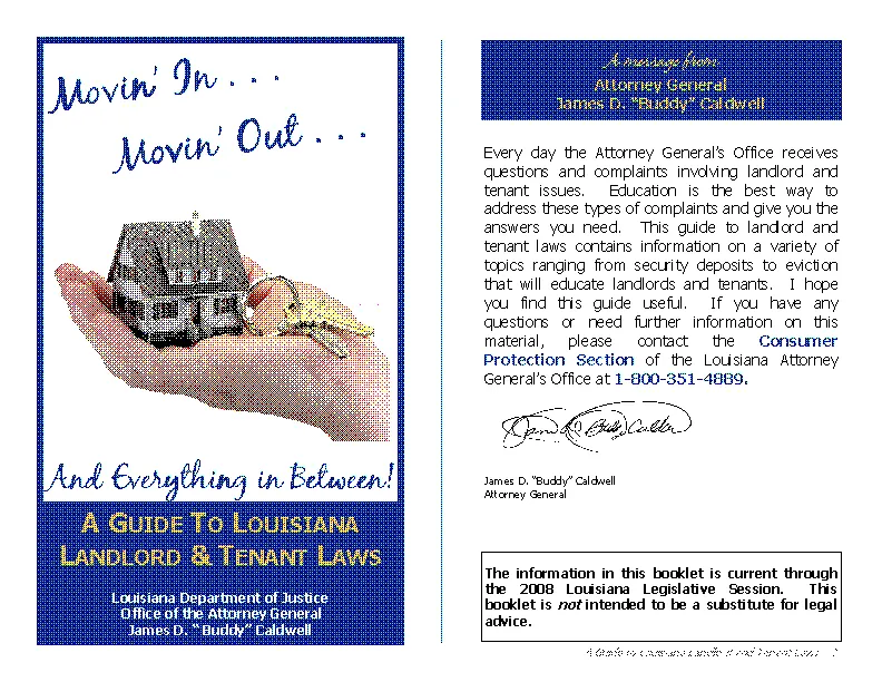 Louisiana A Guide To Landlord And Tenant Laws