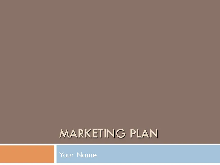 Marketing Plan Powerpoint Template Pdfsimpli