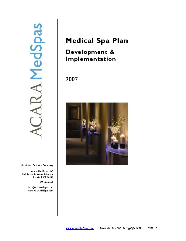 medical centre business plan pdf