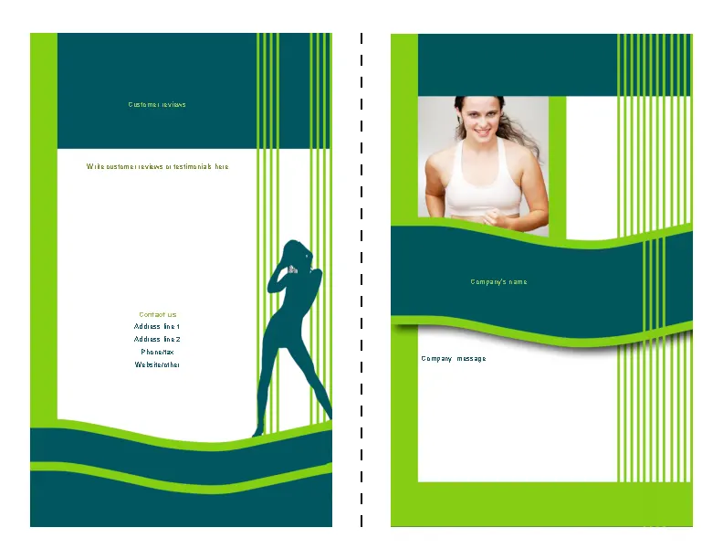 Microsoft Bi Fold Brochure Template