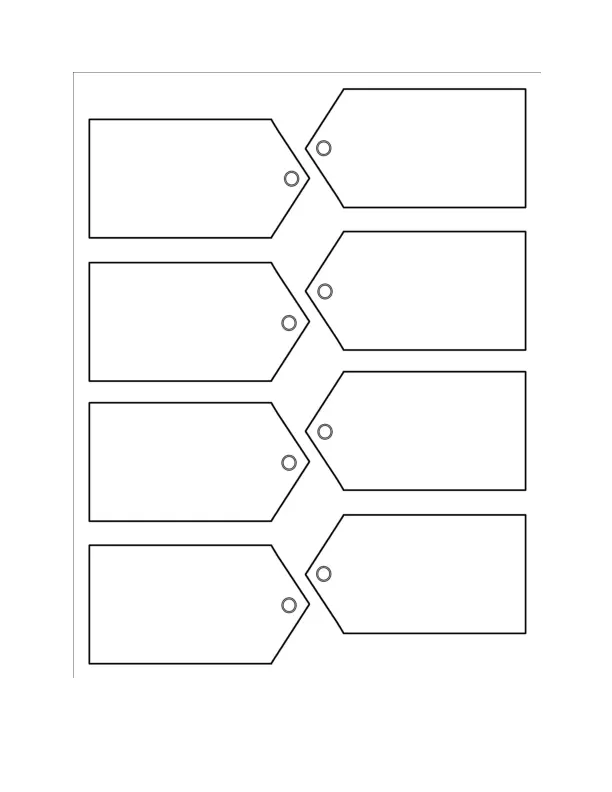 Microsoft Gift Label Template Samle - PDFSimpli