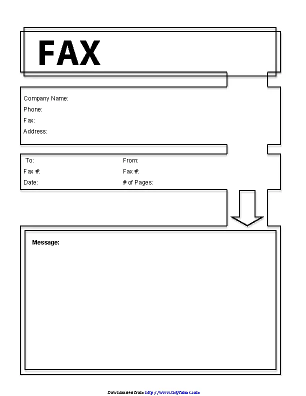 Modern Fax Cover Sheet 1 PDFSimpli