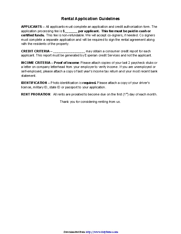 Nevada Rental Application PDFSimpli