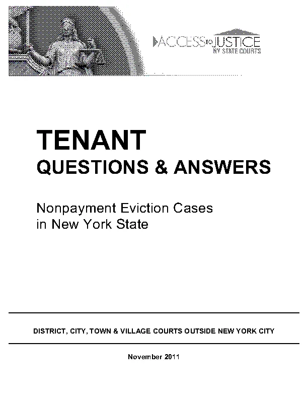 New York Guide To Nonpayment Cases