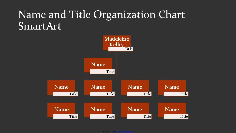 Organizational Chart Template 3 - PDFSimpli