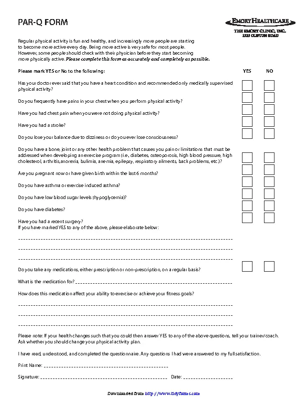 Par Q Form 1 - PDFSimpli