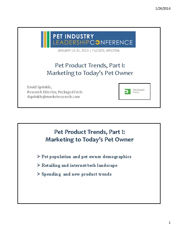 Pet Product Marketing Trends PDFSimpli