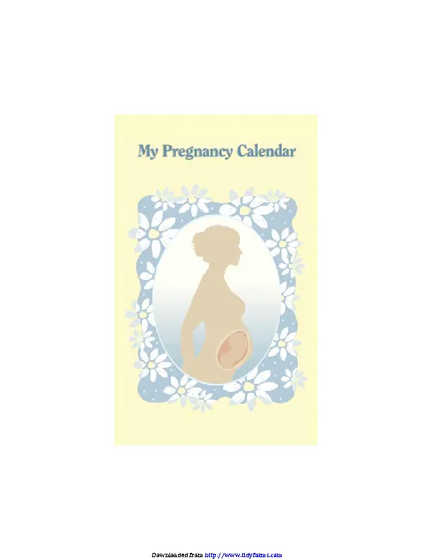 Pregnancy Calendar 1