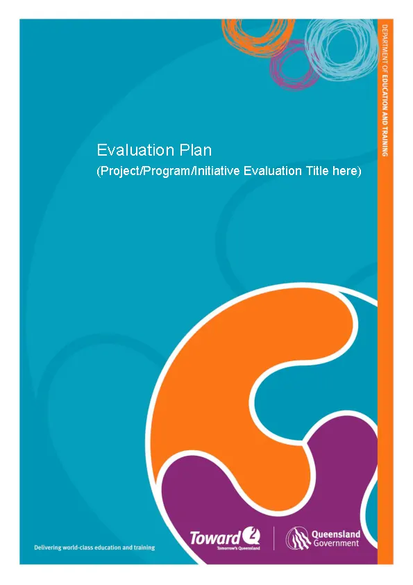 Project Evaluation Plan Template - PDFSimpli