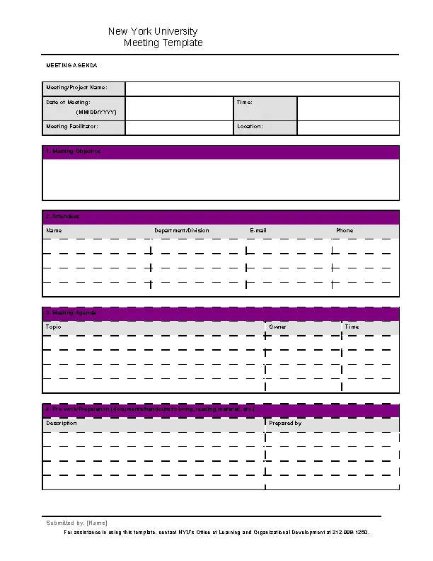 Project Microsoft Word Meeting Minutes Template - PDFSimpli